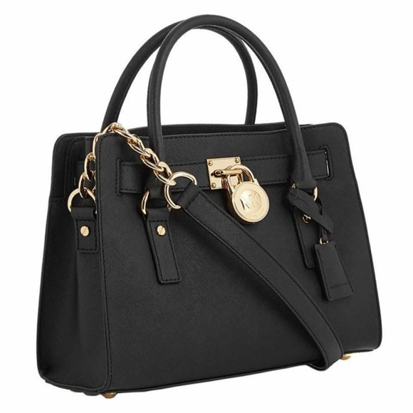 Michael KORS HAMILTON NS TOTE BLACK - Picture 3 of 8